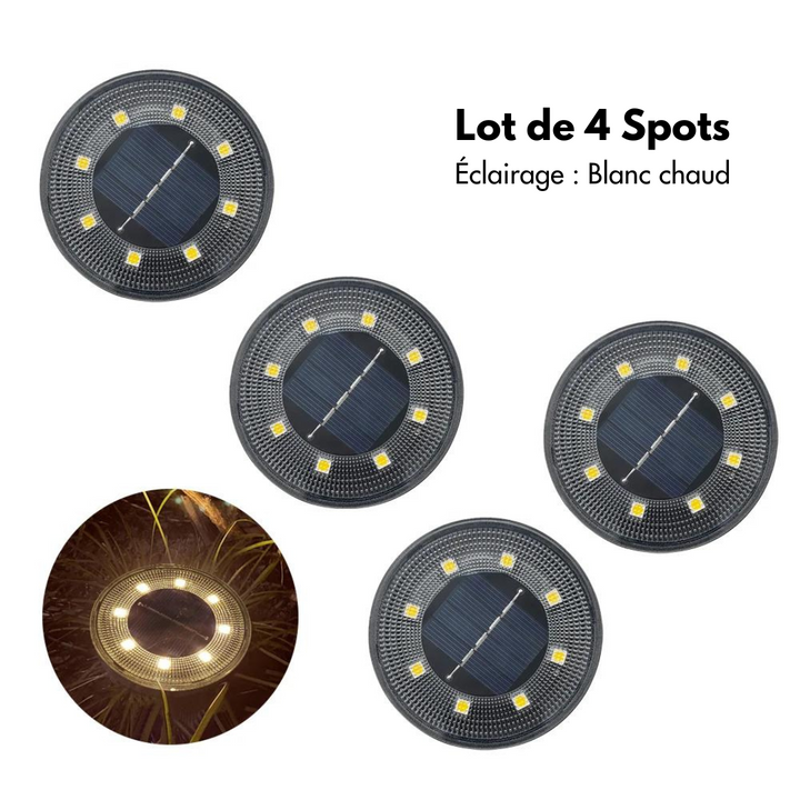 LED Solar Gartenstrahler Set
