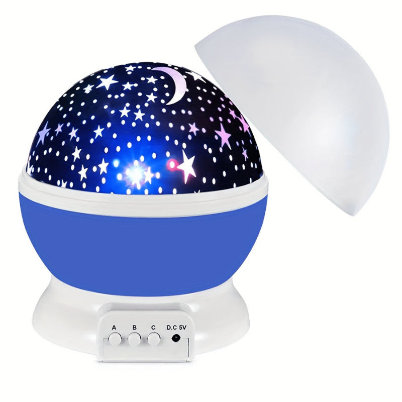360° Sternenhimmel Projektor mit 12 Farbmodi – LED Galaxy Nachtlicht