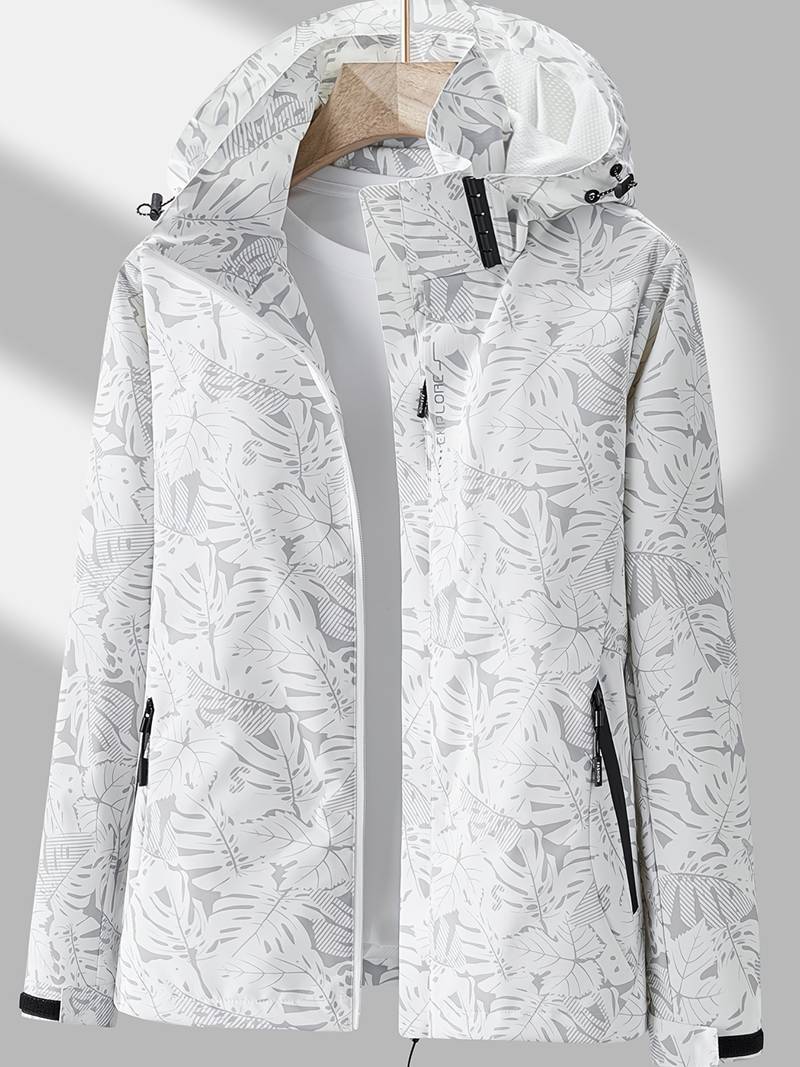 Damen Jacke Mit Kapuze Wasser- Und Windabweisend
