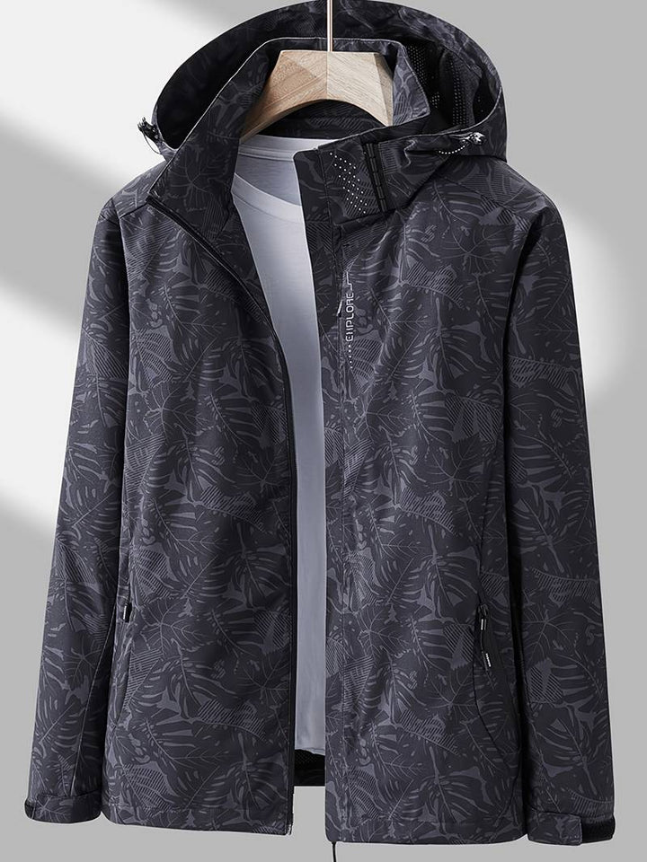 Damen Jacke Mit Kapuze Wasser- Und Windabweisend