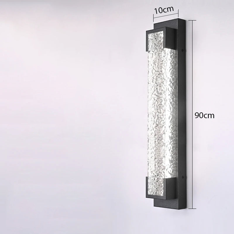 LED-Kaskaden-Wandlampe aus Stahl