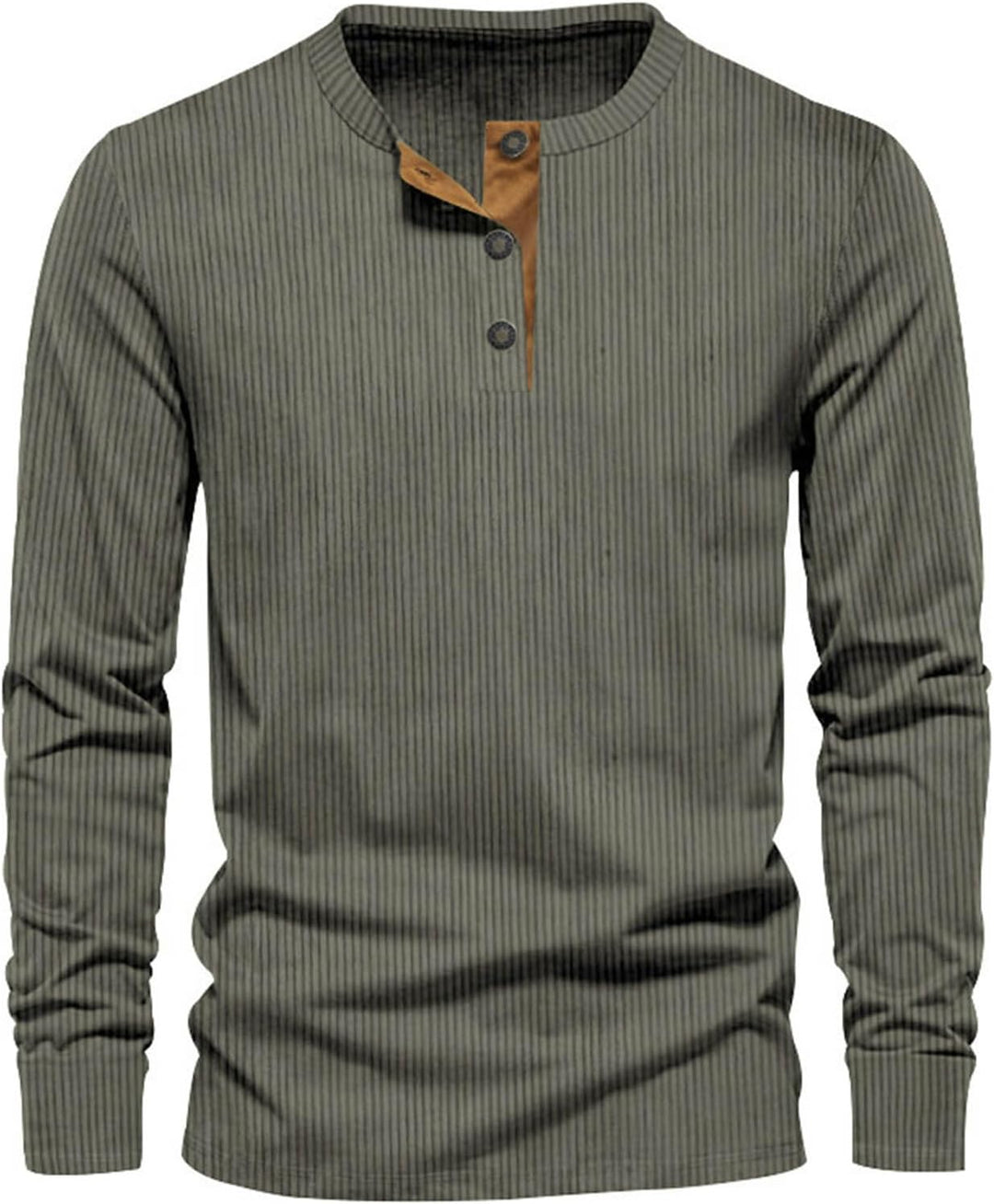 Herren Langarm T Shirt Aus Cordstoff