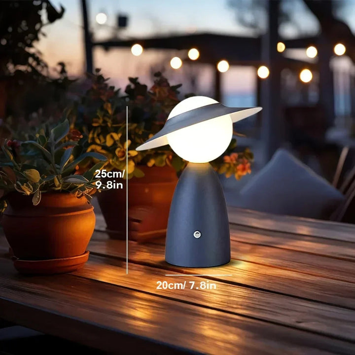 Kabellose wiederaufladbare LED-Tischlampe für das Schlafzimmer
