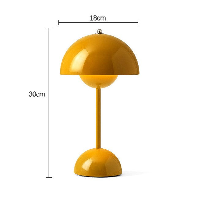 Bedside Table Lamp Bud-Shaped Design