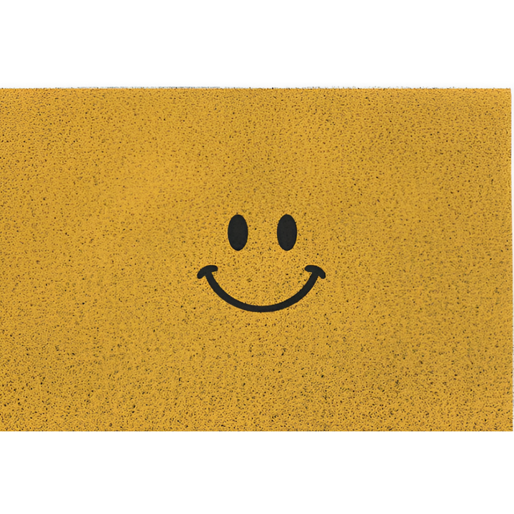 PVC-Rutschfester Fußmatte mit Smiley-Gesicht Bedruckter Eingangsbereich-Teppich