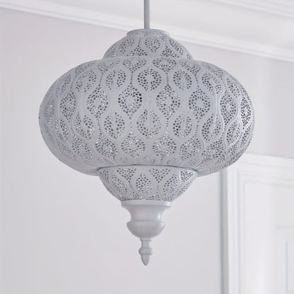 Orientalische metall hängelampe antik