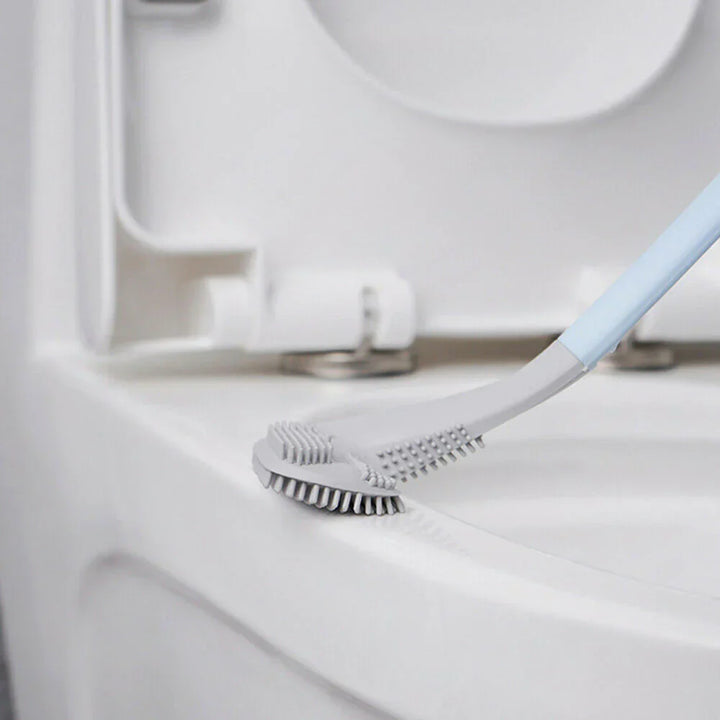 Hygienische WC-Bürste mit Halterung