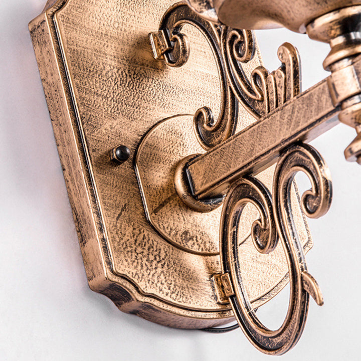 Vintage Außenwandleuchte mit Glaskorpus – Laternenstil für Garten und Terrasse