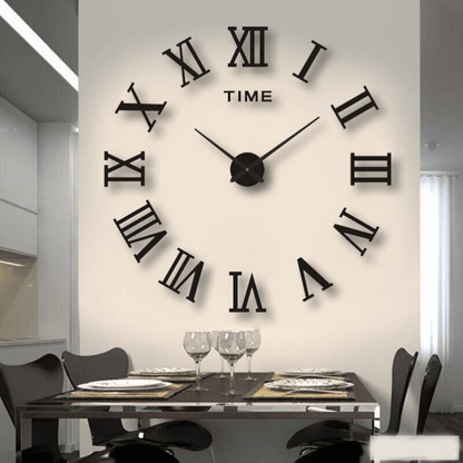 Anpassbare Moderne Wanduhr - Personalisierter Zeit Stil