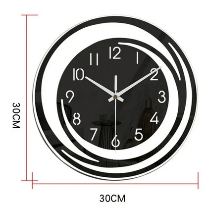 Minimalistische Geräuschlose Wanduhr - Friedlicher Wand Stil