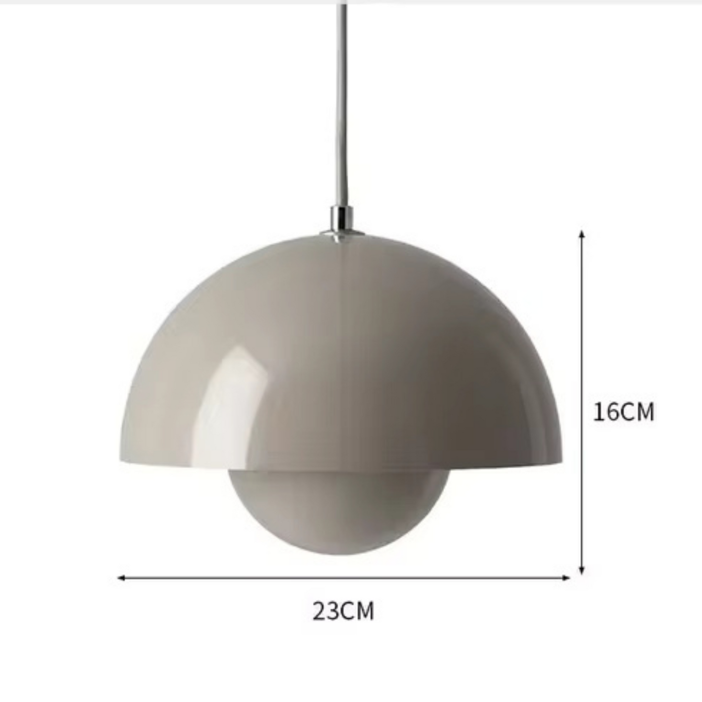 Pendelleuchte mit dimmbarer Lichtkuppel