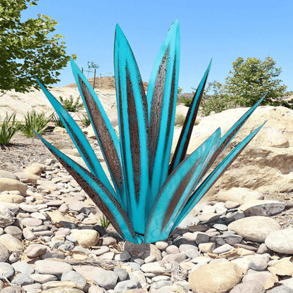 Kreative wasserdichte Solarlampe im Agavenstil für Gartenbeleuchtung