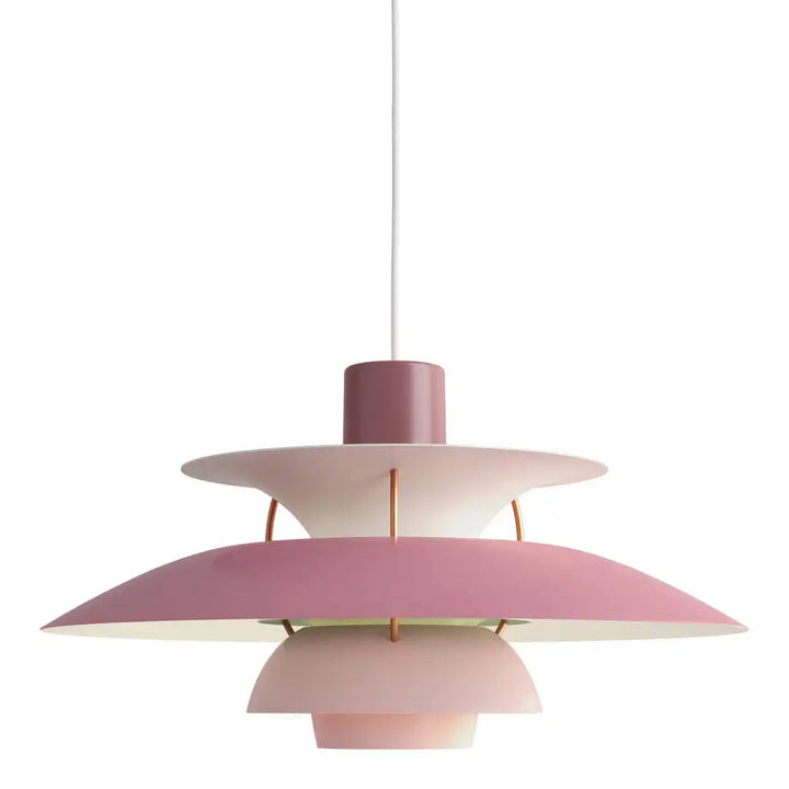 Moderne Pendelleuchte, mehrfarbig, skandinavisches Design, Metall, Wohnzimmerbeleuchtung.