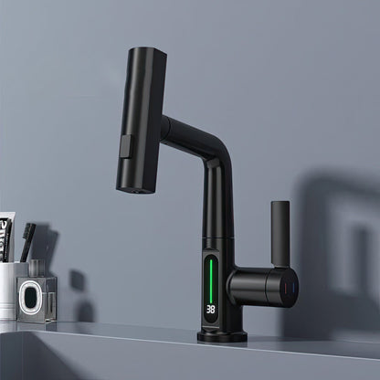Digitaler Wasserhahn mit LED Temperaturanzeige & 360° Schwenkfunktion