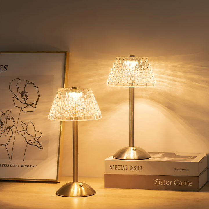 Kabellose Tischlampe im Vintage-Design