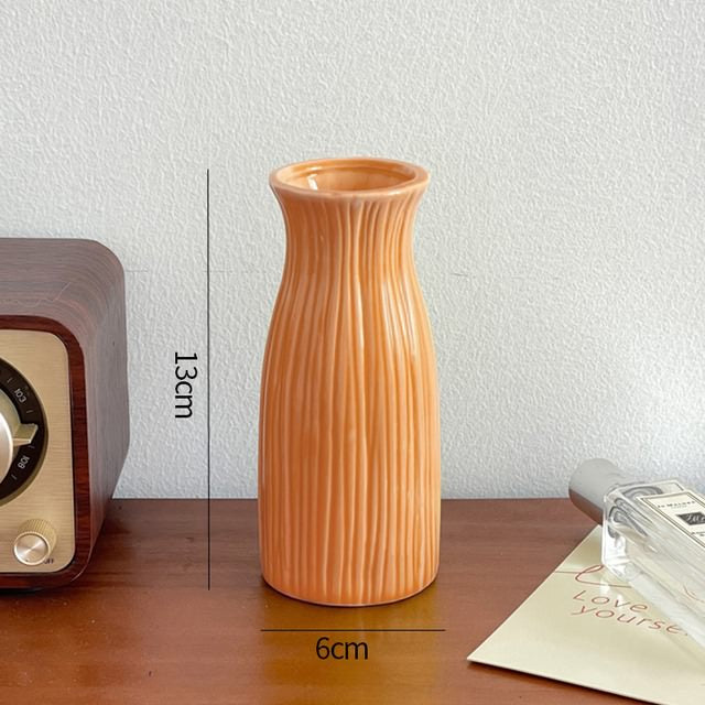 Keramik Blumenvase Minimalistisches Design