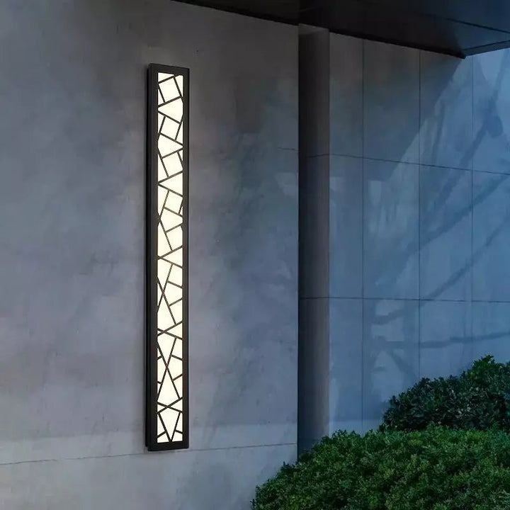 Außen-LED-Wandlampe Aluminium Acryl IP65