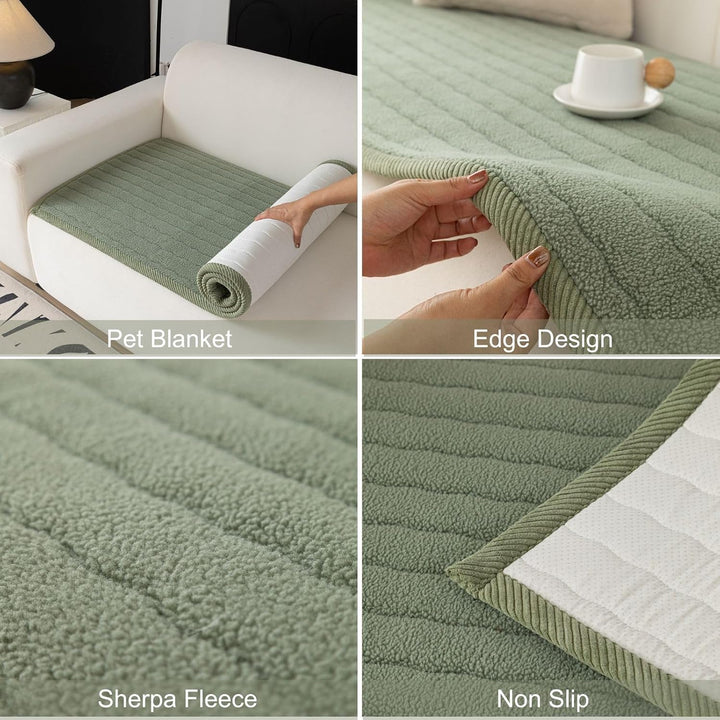 Sofabezug mit rutschfestem Sitz