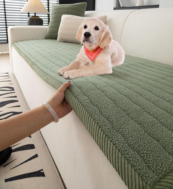 Sofabezug mit rutschfestem Sitz