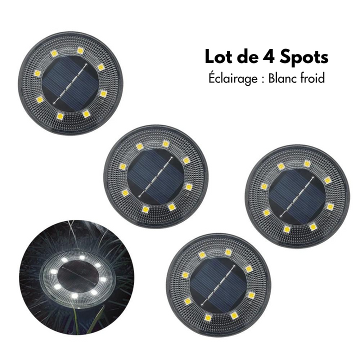 LED Solar Gartenstrahler Set