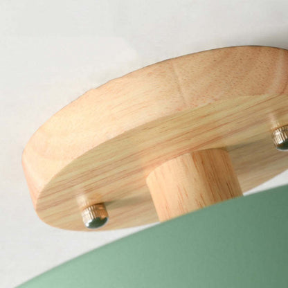 Holzrahmen LED Deckenleuchte - Natürliche Licht Atmosphäre