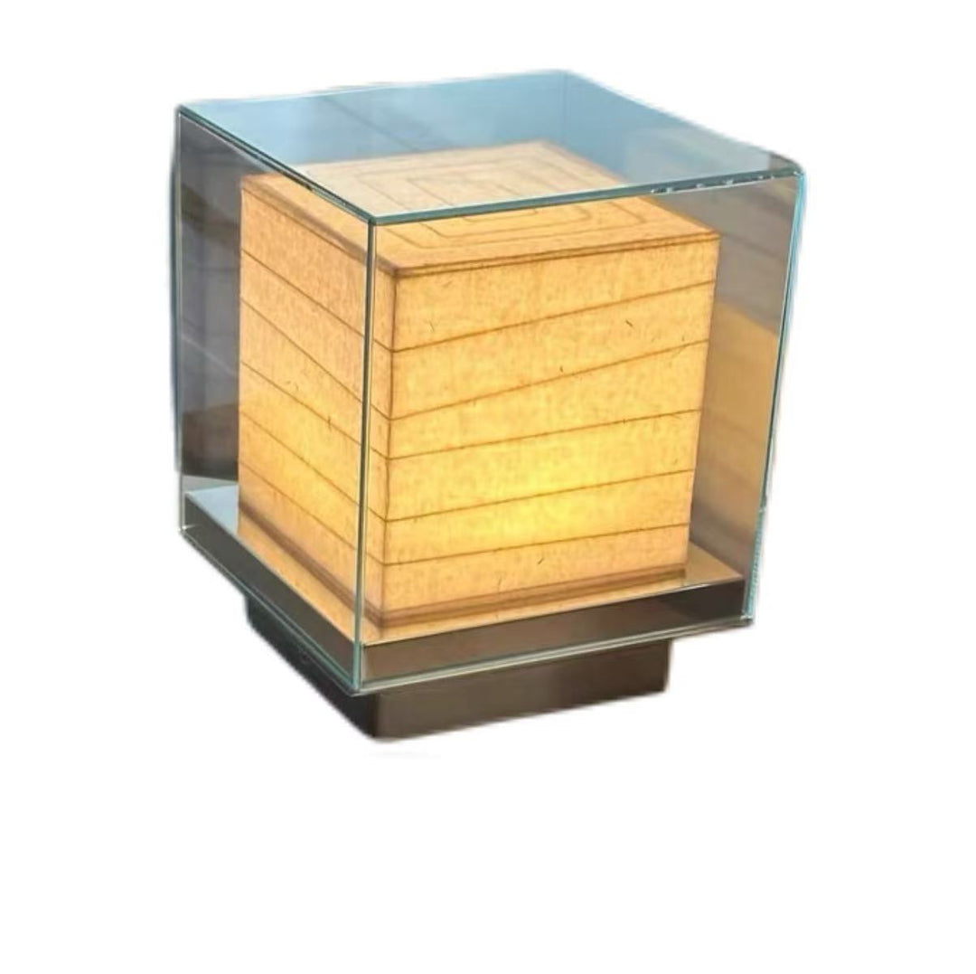 Table Lamp Square Paper Wireless Decorative