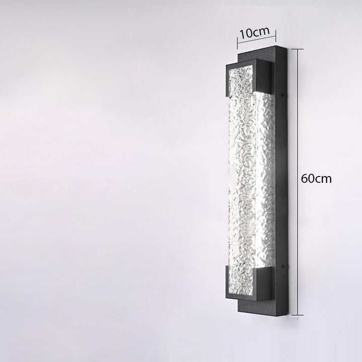 LED-Kaskaden-Wandlampe aus Stahl