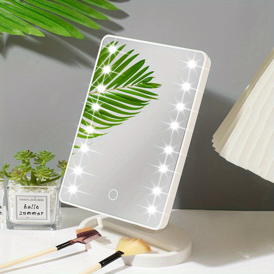 LED Schminkspiegel mit Touchfunktion und 16 dimmbaren Leuchten