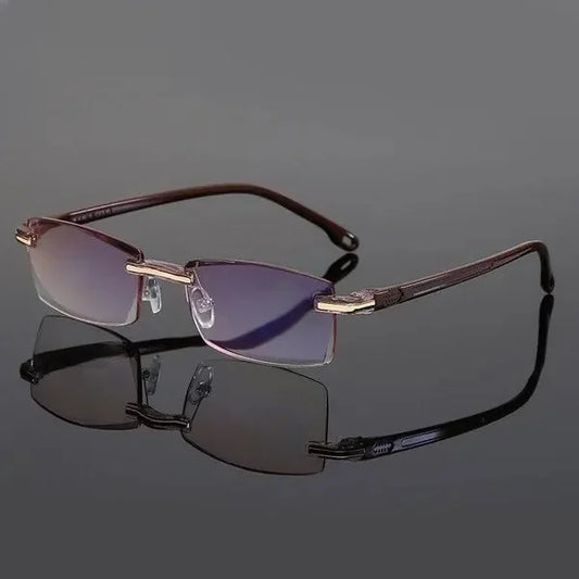 Randlose Sonnenbrille mit UV-Schutz – ultraleicht & stilvoll für Herren