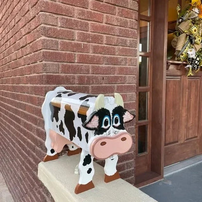 Künstlerischer wetterfester Briefkasten mit Tierskulptur für Garten und Einfahrt