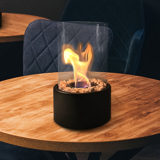 Dekorative Tischkamin-Lampe – Ideal für Zuhause und gemütliche Abende