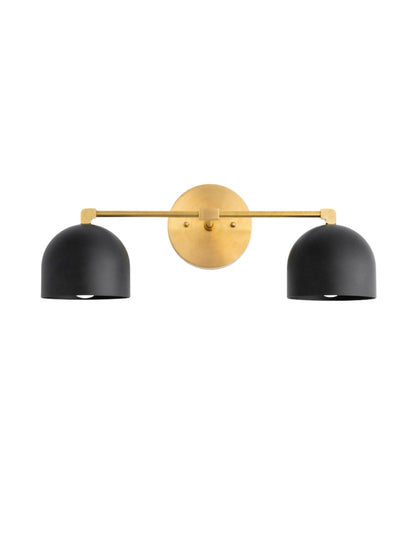 Mid Century Wandleuchte – Messing Badspiegel Lampe im Retro-Stil