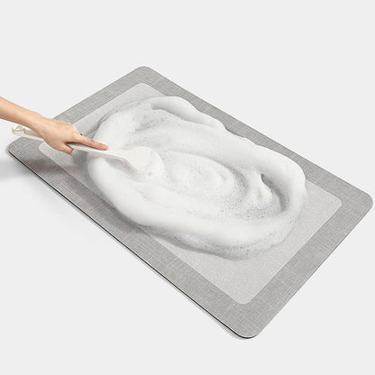 Minimalistische Rutschfeste Badezimmermatte – Super Saugfähig & Schnell Trocknend