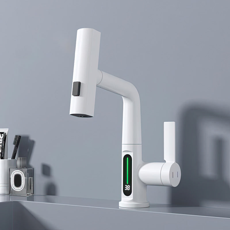 Digitaler Wasserhahn mit LED Temperaturanzeige & 360° Schwenkfunktion