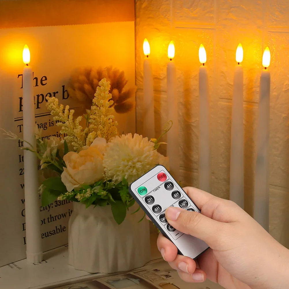 Dimmbares LED-Kerzenlicht für eine sichere Wohnraumdekoration