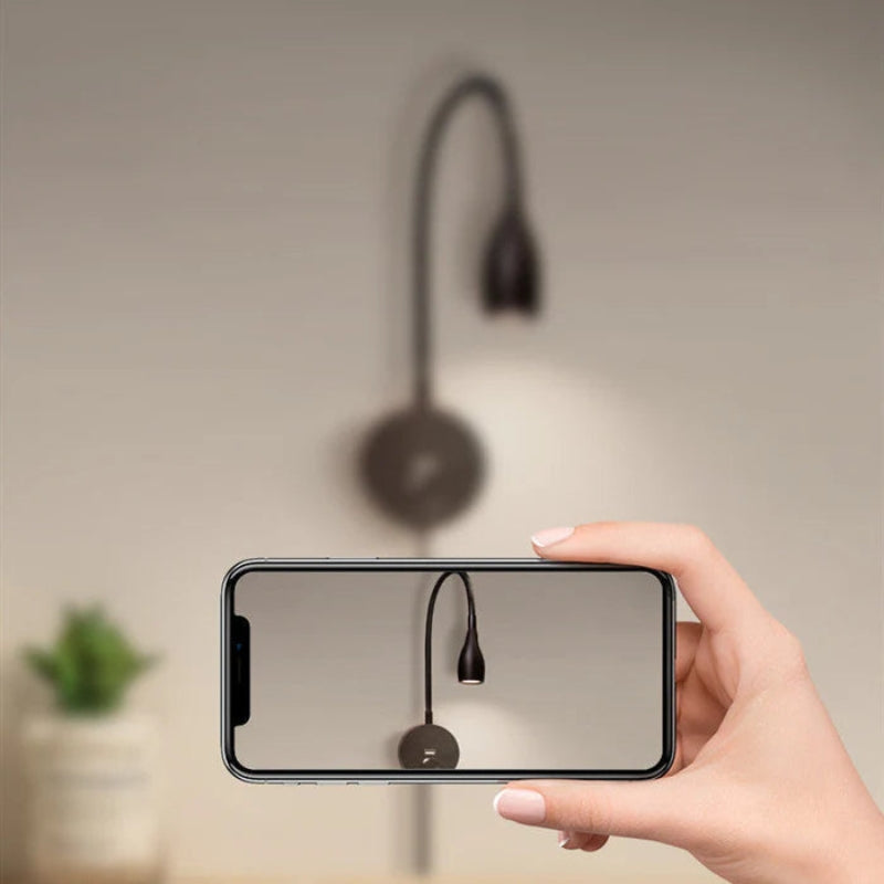 Minimalistische Innenwandleuchte mit flexiblem Licht für Schlafzimmer oder Wohnzimmer