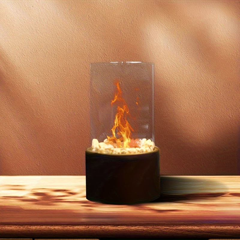 Dekorative Tischkamin-Lampe – Ideal für Zuhause und gemütliche Abende