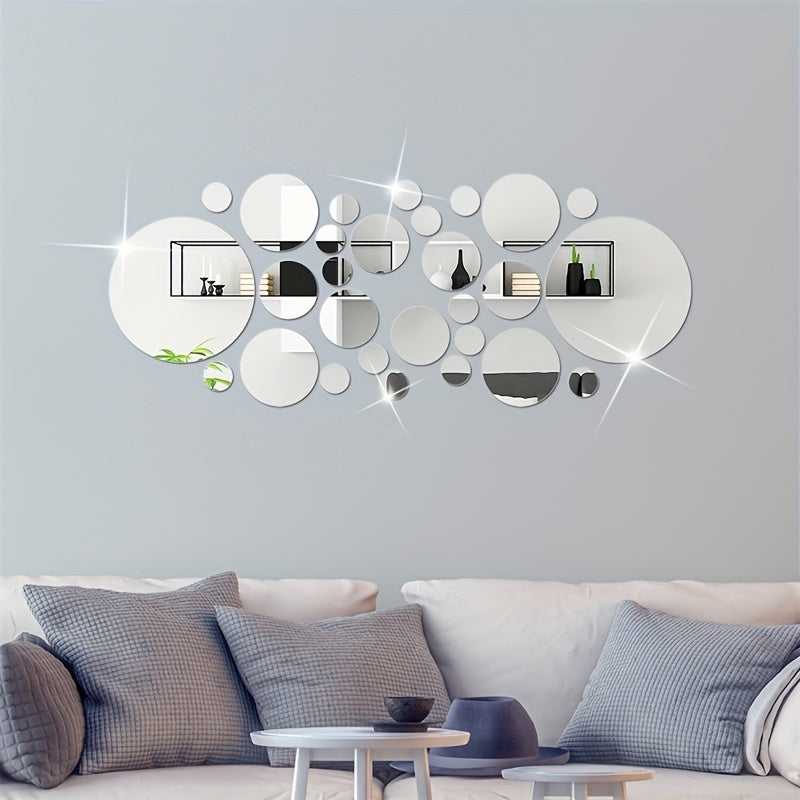 Spiegel Wandaufkleber für Wohnzimmer, Schlafzimmer & Bad