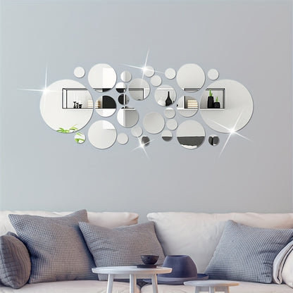 Spiegel Wandaufkleber für Wohnzimmer, Schlafzimmer & Bad