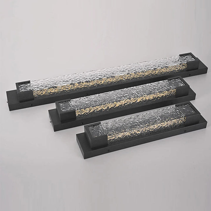LED-Kaskaden-Wandlampe aus Stahl