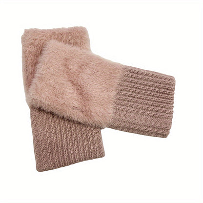 Fingerlose Winterhandschuhe Damen