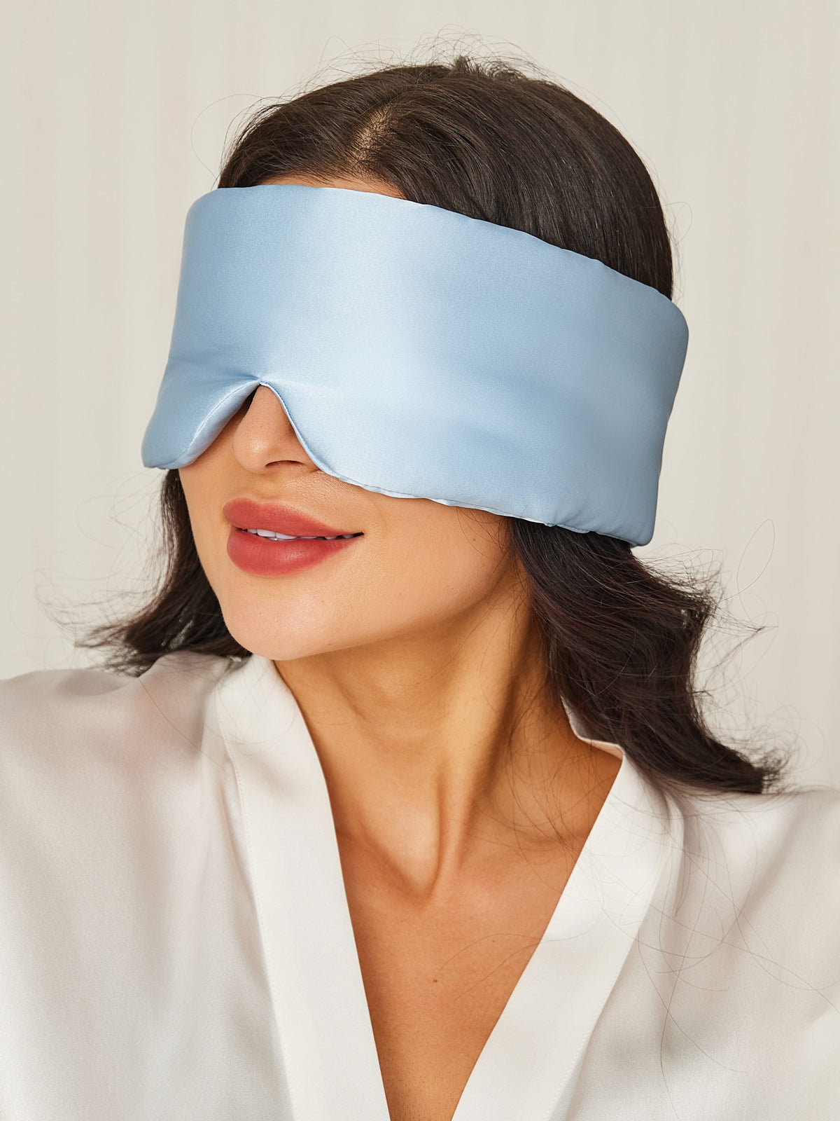 Geblümte Schlafmaske für Damen mit Klettverschluss