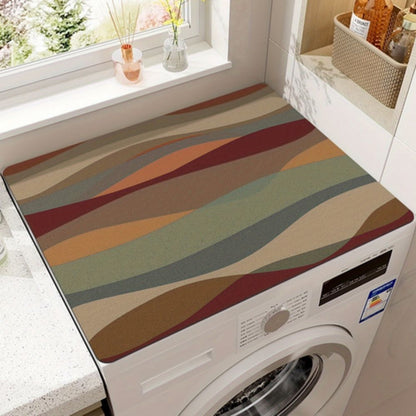 Geräte Schutzmatte Boho – Rutschfeste Mikrofaser Abdeckmatte für Küche & Haushalt