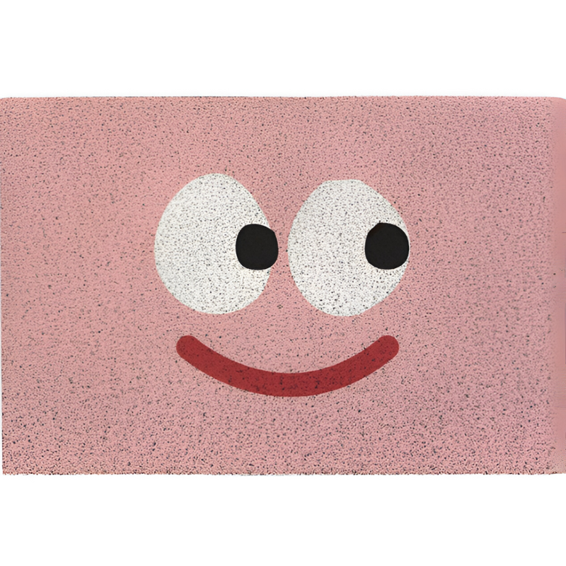 Niedliche Smiley Fußmatte – Rutschfest & Wasserabsorbierend für den Eingangsbereich