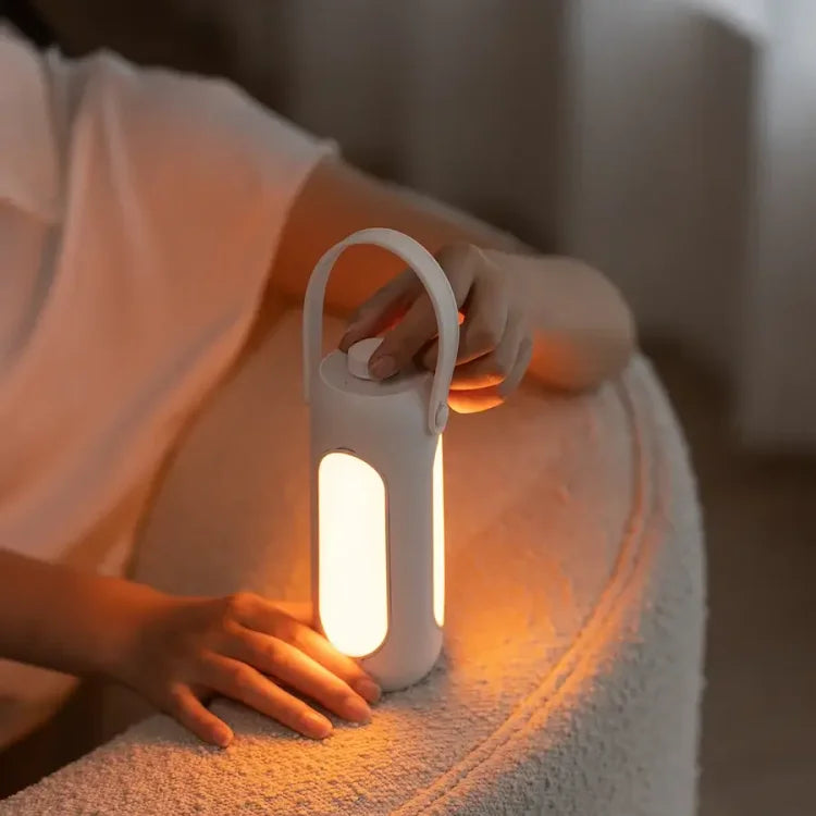 Portable Rechargeable Camping Lantern - LED Light with SOS Function & 180-Hour Battery Life