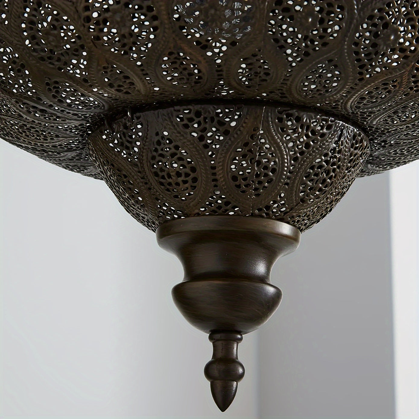 Orientalische metall hängelampe antik