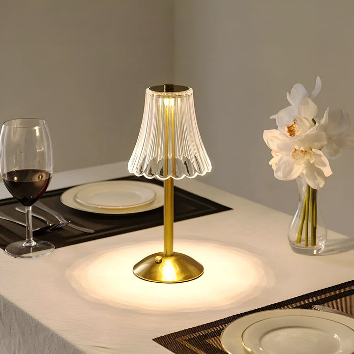 Kabellose Tischlampe im Vintage-Design