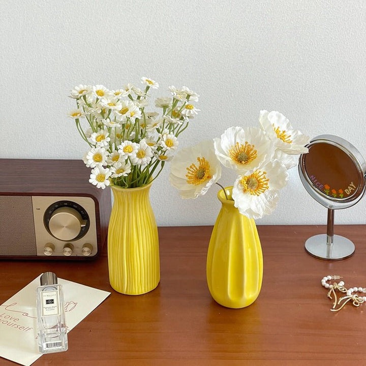 Keramik Blumenvase Minimalistisches Design