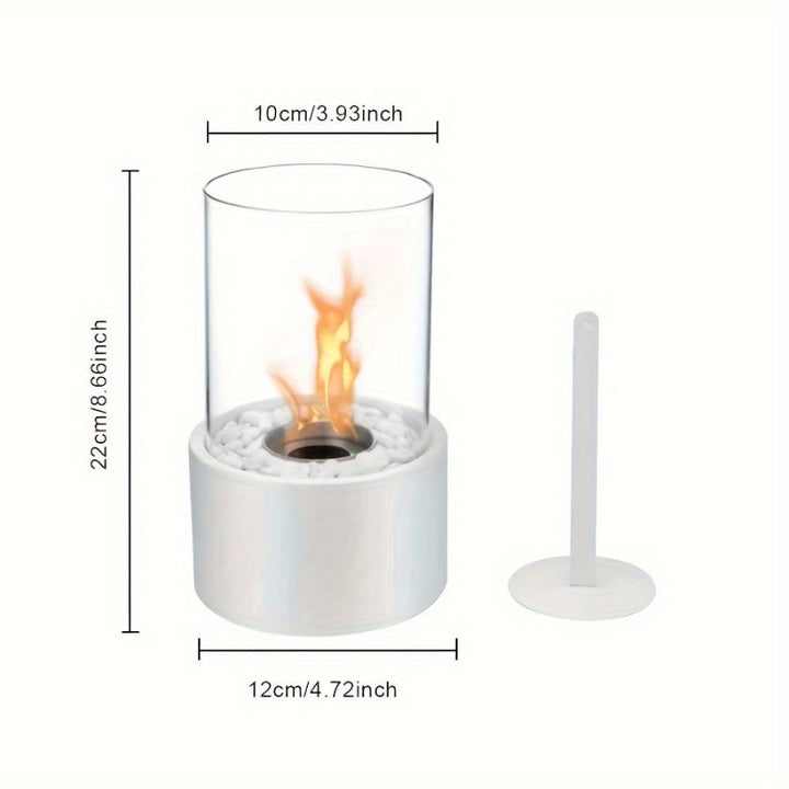 Dekorative Tischkamin-Lampe – Ideal für Zuhause und gemütliche Abende