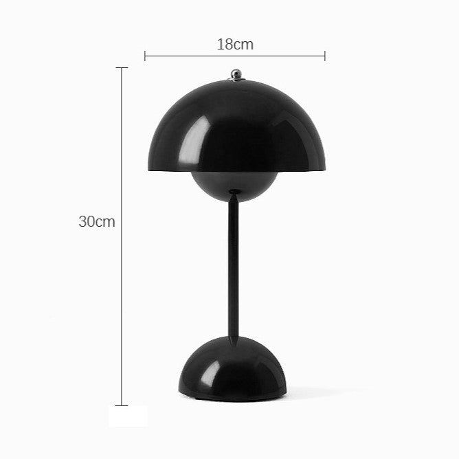 Bedside Table Lamp Bud-Shaped Design
